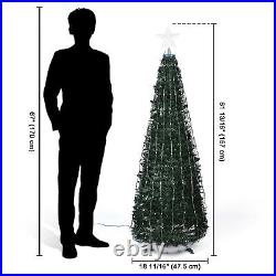 5Ft Christmas Tree Decoration Light with 205 LED Bluetooth APP Remote Control