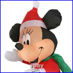 5ft Light Up Disney Mickey & Minnie's Sled Christmas Yard Inflatable LED Lights