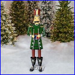 5ft Tall Metal Christmas Holiday Nutcrackers Soldiers