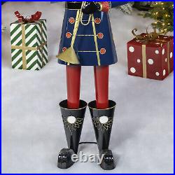5ft Tall Metal Christmas Holiday Nutcrackers Soldiers