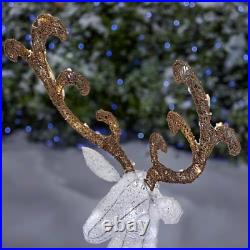 5ft Twinkling LED Deer Festive Sparkle for Your Holiday Yard Display Delight