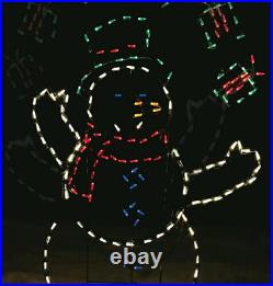60 In Animation Snowman Christmas Holiday Outdoor Garden Lawn Decoration