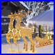 6FT_Christmas_Reindeer_Sleigh_Lighted_Reindeer_Outdoor_Yard_Decorations_with_01_xf