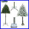 6FT_Half_Parasol_Artificial_Christmas_Trees_Green_Snowy_302_Tips_Xmas_Decor_01_qd