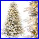 6FT_Pre_Lit_Artificial_Christmas_Tree_with_Flocked_Snow_260_LED_Xmas_Decor_01_ci