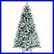 6FT_Snow_Flocked_Artificial_Christmas_Hinged_Tree_with_928_Tips_Metal_Stand_01_crf