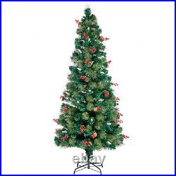 6.5FT 260 Branches Tips Christmas Tree LED Lights Colorful Indoor Outdoor Xmas