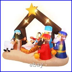 6.5 ft Christmas Inflatable Decoration Jesus Blow up Long Christmas Inflatable