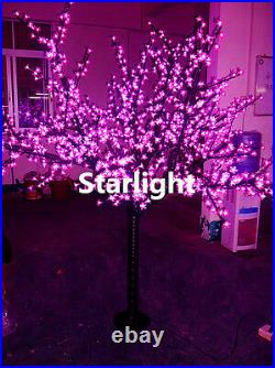6.5ft Outdoor LED Christmas Light Cherry Blossom Tree Holiday Home Decor Pink