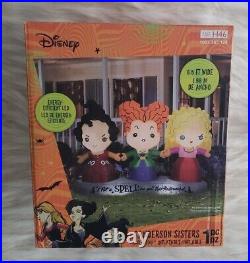 6.5ft Wide Disney Hocus Pocus Sanderson Sisters Halloween Inflatable NEW in Box