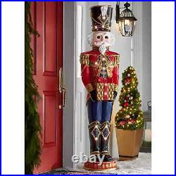 6 FT Life Size Christmas Nutcracker Toy Soldier LED Outdoor Yard Decoration