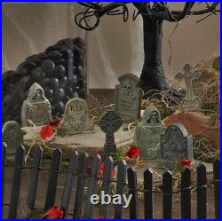 6 Tombstones Halloween Prop Spooky Decoration Haunted House Outdoor Indoor Decor