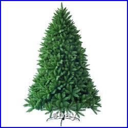 6' Unlit Artificial Christmas Tree Hinged With Metal Stand Indoor Decoration New