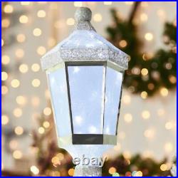 6 ft. H 3D Cool White LED Post Light Christmas Holiday Yard Decoration