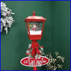 71in Outdoor Rainproof Christmas Snowing Lamp Christmas Lamp Deco