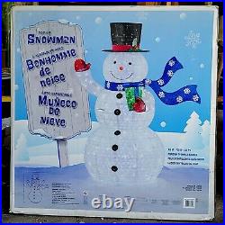 72 300 LED Pre-Lit Twinkling Pop-Up Snowman In/Outdoor Christmas/Holiday/Yard