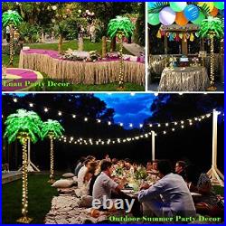 7FT 187 D Lighted Palm Trees for Outside Patio, Artificial Palm Trees Lights