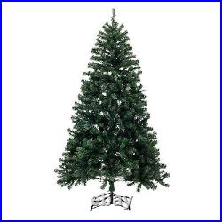 7FT Artificial Christmas Pine Tree Holiday Decoration with Metal Stand Home Decor
