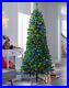 7Ft_Green_Pre_Lit_Slim_Christmas_Decoration_Tree_With_240_LED_Multi_Colour_Light_01_igc