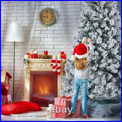7.5Ft Christmas Tree Artificial Holiday Faux-Pine Xmas PVC Trees Home With Stand