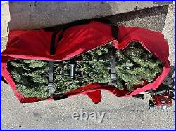 7.5 Ft Twinkly Pre-Lit Aspen Pine Quick Set Artificial Christmas Tree, App-Contr