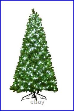 7.5' Mixed 4 Blend Pine Tree with Pre-Lit Pure White LED Lights