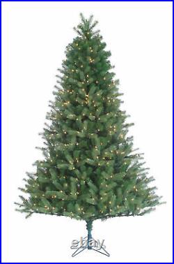7.5' Natural Cut Arizona Fir Christmas Tree with Clear Incandescent Lights