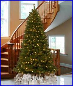 7.5 ft. North Valley Spruce Artificial Christmas Tree with Dual Color LED Lights