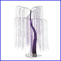 7 Ft 600 Light LED Purple Willow Tree