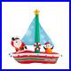 7_Ft_Surfing_Santa_LED_Christmas_Airblown_Inflatable_Boat_Florida_Tropical_Beach_01_np