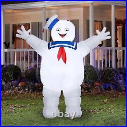 7' Gemmy Airblown Ghostbusters Stay Puft Marshmallow Man Inflatable Yard Decor