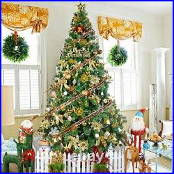 7ft 1000 tips Artificial Christmas Tree With Foldable Metal Stand Holiday Decor
