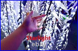 7ft White LED Christmas Tree with Simulation Natural Trunk Willow Tree Light