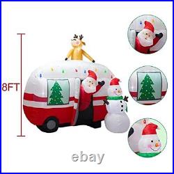 8FT Christmas Inflatable Santa Snowman Camper Inflatables 2022WHIN-03