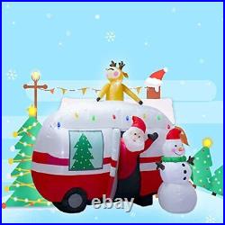 8FT Christmas Inflatable Santa Snowman Camper Inflatables 2022WHIN-03