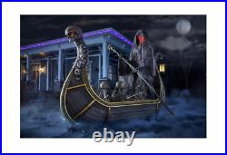 8FT Giant, Animated LED Halloween Ferry of The Dead. FAST US SHIPPING, IN HAND