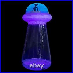 8 Ft Tall Halloween UFO Yard Decor LED Lights Blow Up Inflatable Indoor Outdoor