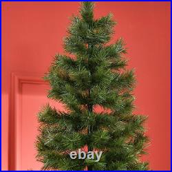 8ft Artificial Christmas Tree with Realistic Branch Tips Auto Open for Party