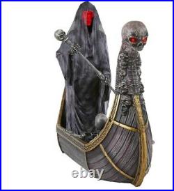 8ft LED Halloween Prop Animated FERRY of THE DEAD Skeleton Decor Yard/Outdoor