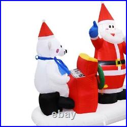 9FT Multi-Colored Christmas Band Inflatable
