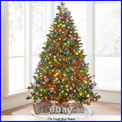 9.5 Foot Medium MULTI Lights World Best Prelit Noble Christmas Tree