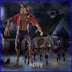 9.5 ft Animated Immortal Werewolf, LED, Halloween Lawn Decoration