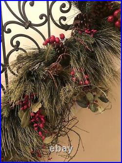 9 Frontgate Holiday Collection Acorn Valley Garland Withbox -Christmas Decor