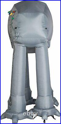 9' Gemmy Airblown Inflatable Star Wars AT-AT Walker with Christmas Light Strings