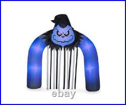 9'ft Halloween Gemmy Short Circuit Reaper Archway Airblown Inflatable Yard Deco