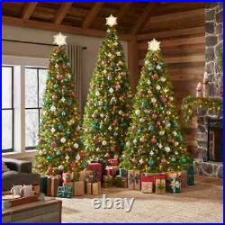 9-ft. Pre-Lit Color-Changing Artificial Spruce Tree with 2,487 Tips 600 LEDs