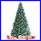 9ft_Snow_Flocked_Christmas_Tree_Artificial_Holiday_Decor_with_Pine_Cones_Stand_01_rfm