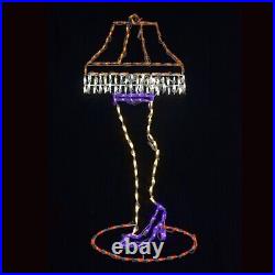 A Christmas Story Leg Lamp Outdoor Wireframe Commercial Quality Yard Art