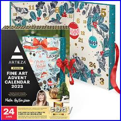 Advent Calendar 2023 (Fine Art, 24 Days) Art Supplies Holiday Gift for Adults, I