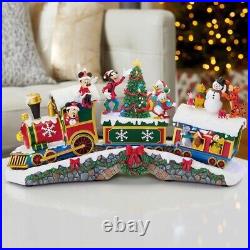 Animated Disney Holiday Train with Lights and Music 20inch Length